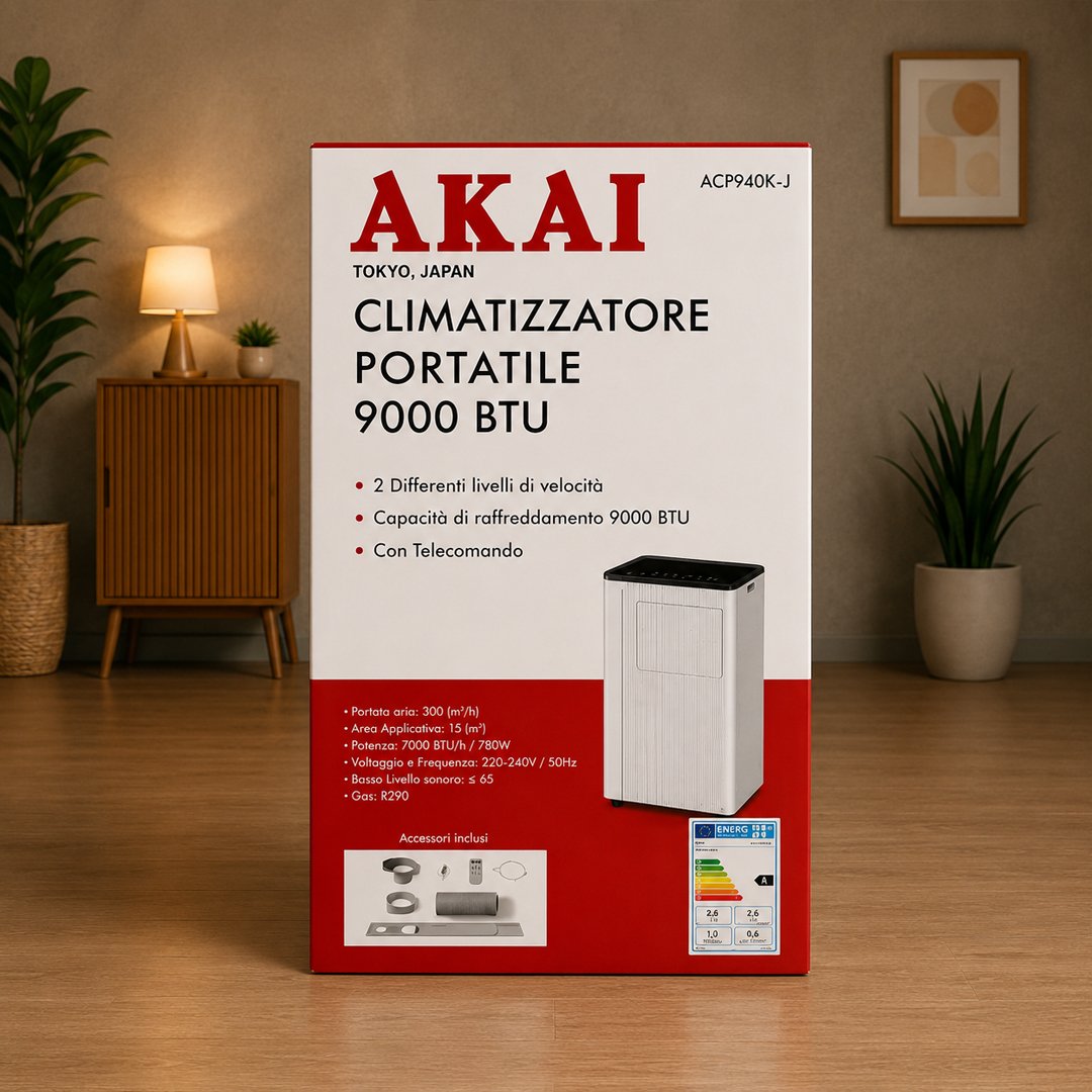 Akai 9000 BTU Portable Air Conditioner