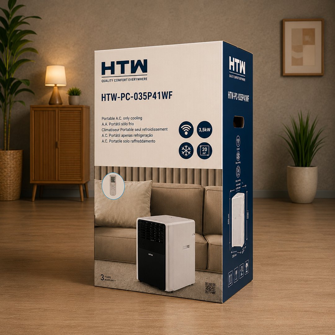 HTW 12000 BTU Wi-Fi Portable Air Conditioner - Image 2