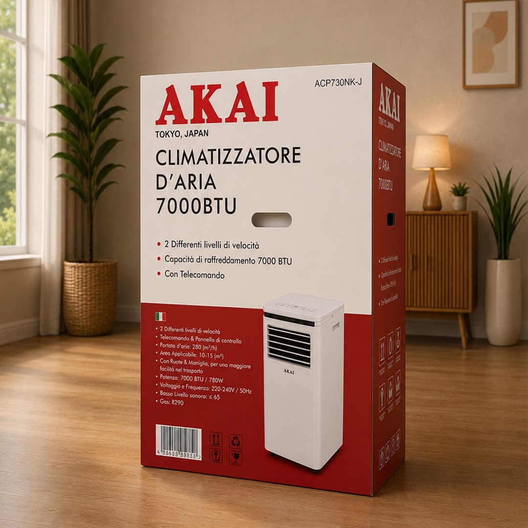 Akai 7000 BTU Portable Air Conditioner