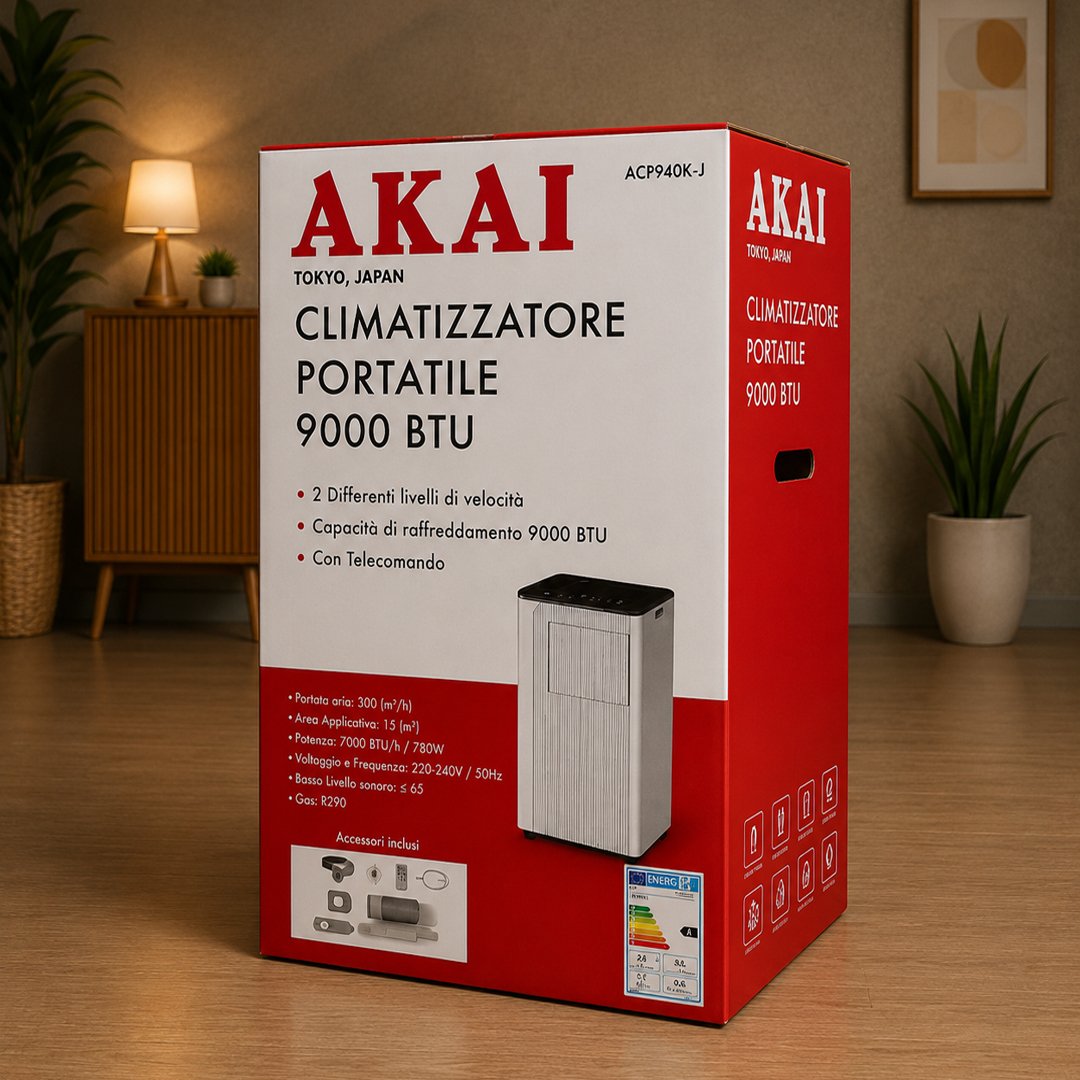 Akai 9000 BTU Portable Air Conditioner - Image 2