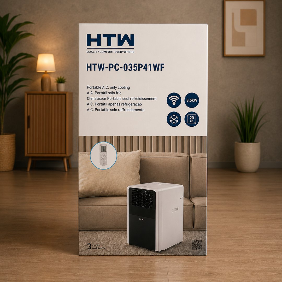 HTW 12000 BTU Wi-Fi Portable Air Conditioner