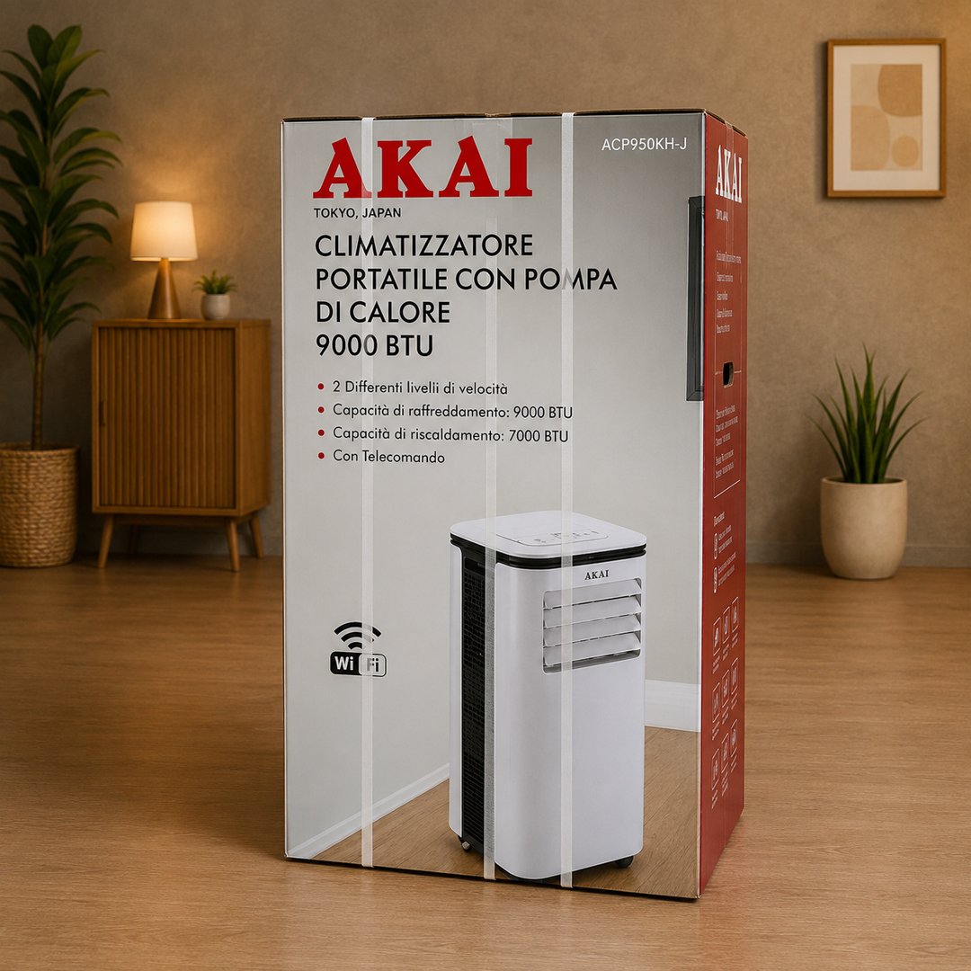 Akai 9000 BTU Hot & Cold Portable Air Conditioner - Image 2