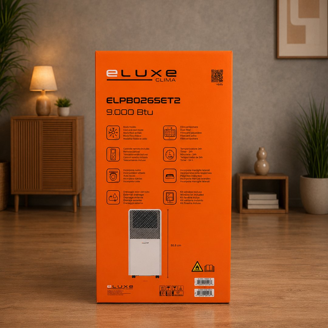 Eluxe 9000 BTU Hot & Cold Portable Air Conditioner - Image 4
